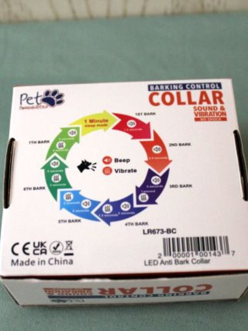 Pet Barking Control Collar - Open Box - Picture 2 of 3